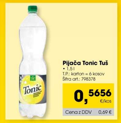 Pijača Tonic Tuš