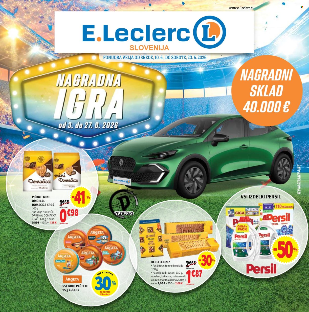 E.Leclerc katalog - 10.06.2026 - 20.06.2026. Stran 1