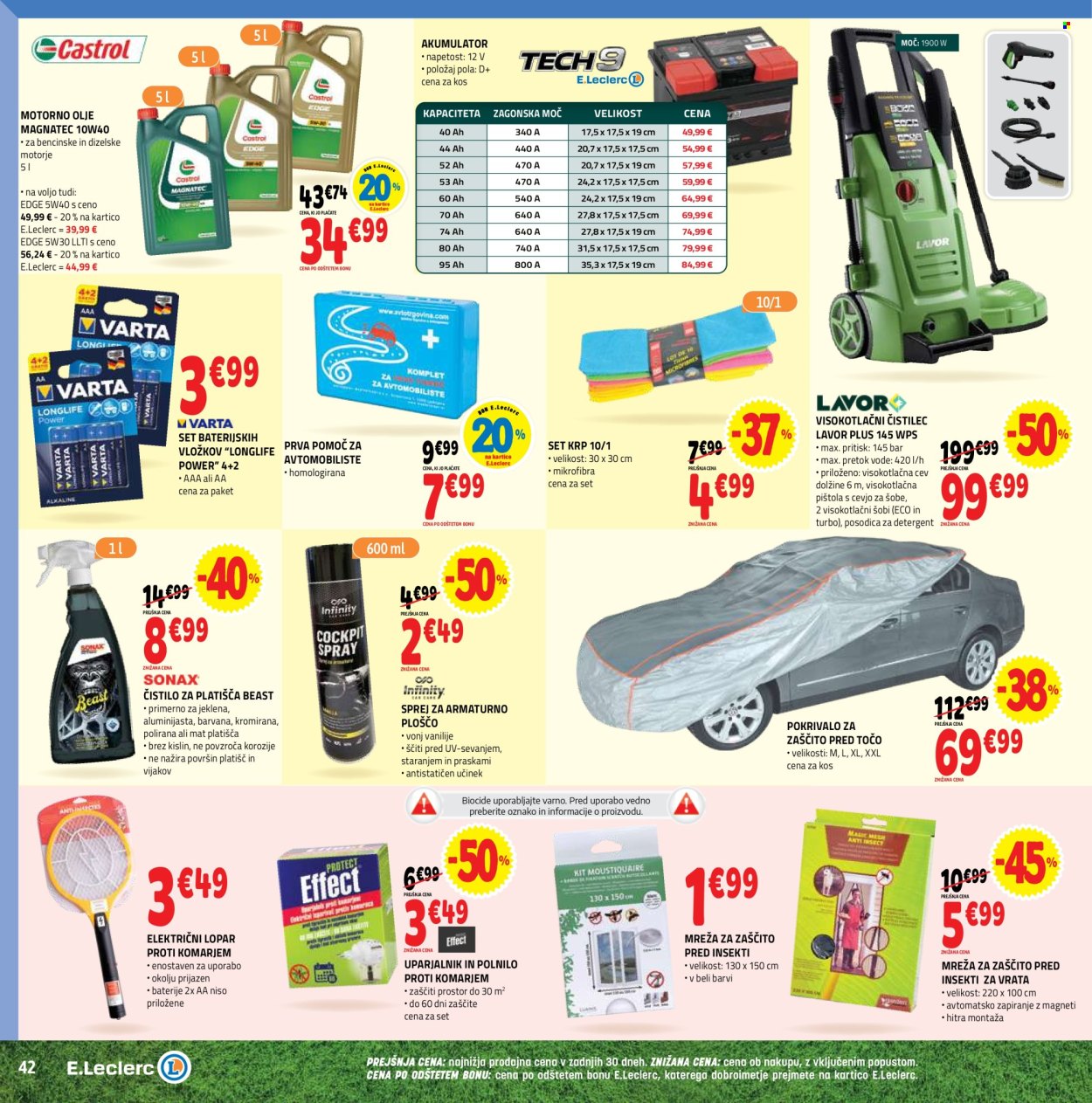 E.Leclerc katalog - 10.06.2026 - 20.06.2026. Stran 42