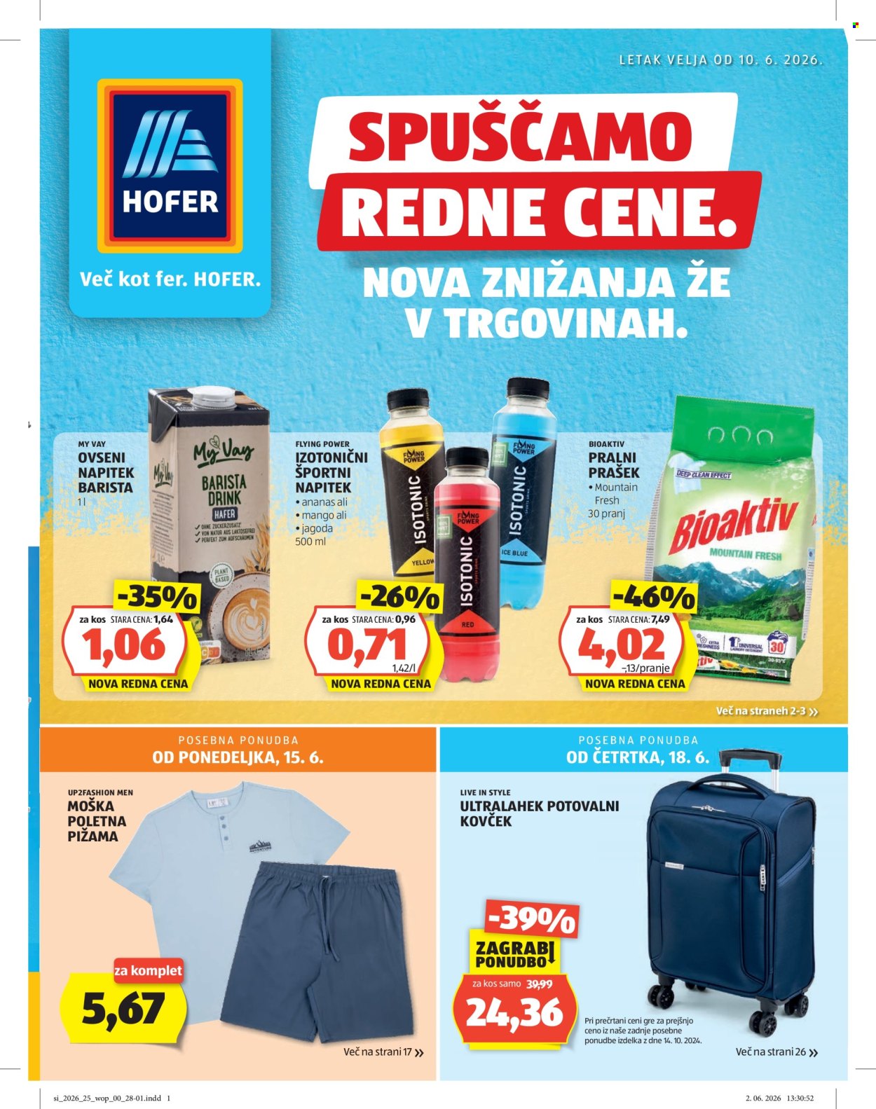 Hofer katalog - 10.06.2026 - 18.06.2026. Stran 1