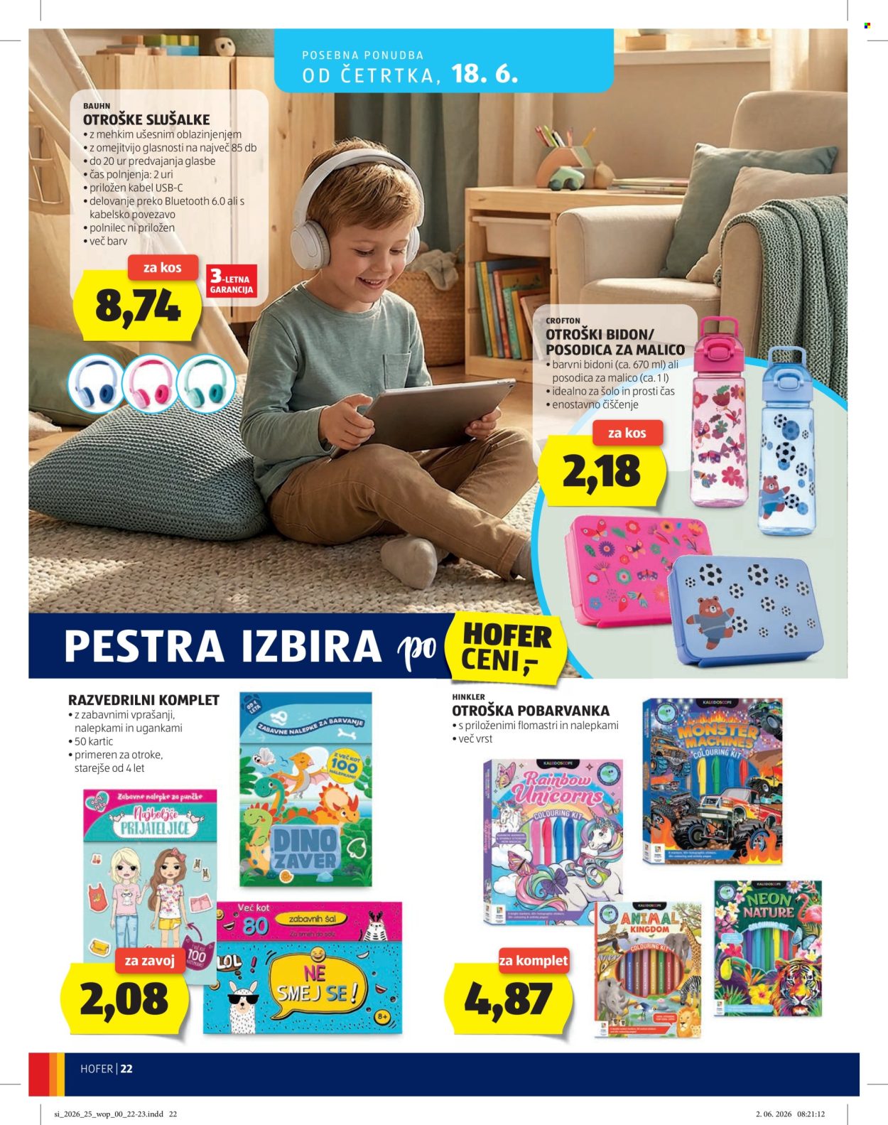 Hofer katalog - 10.06.2026 - 18.06.2026. Stran 22