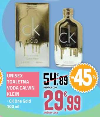 Unisex toaletna voda Calvin Klein