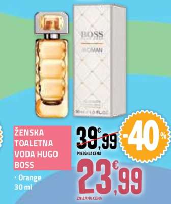 ŽENSKA TOALETNA VODA HUGO BOSS