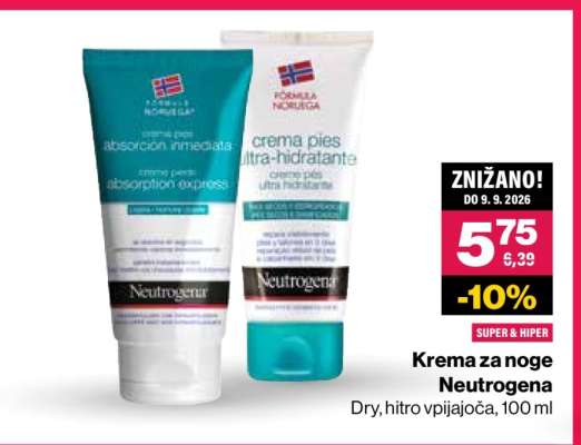 Krema za noge Neutrogena
