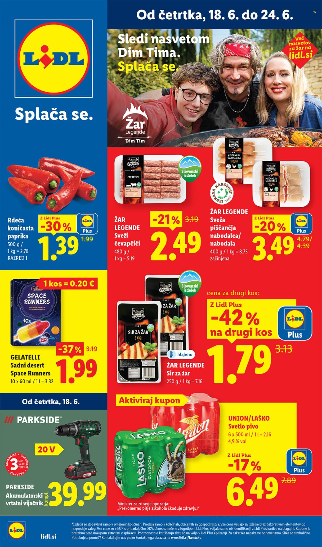 Lidl katalog - 18.06.2026 - 24.06.2026. Stran 1