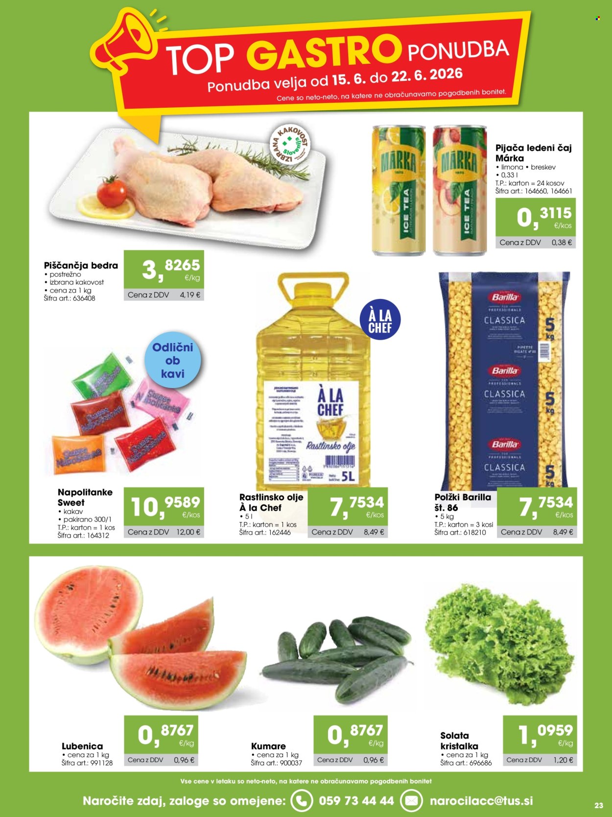 Tuš Cash & Carry katalog - 15.06.2026 - 14.07.2026. Stran 23