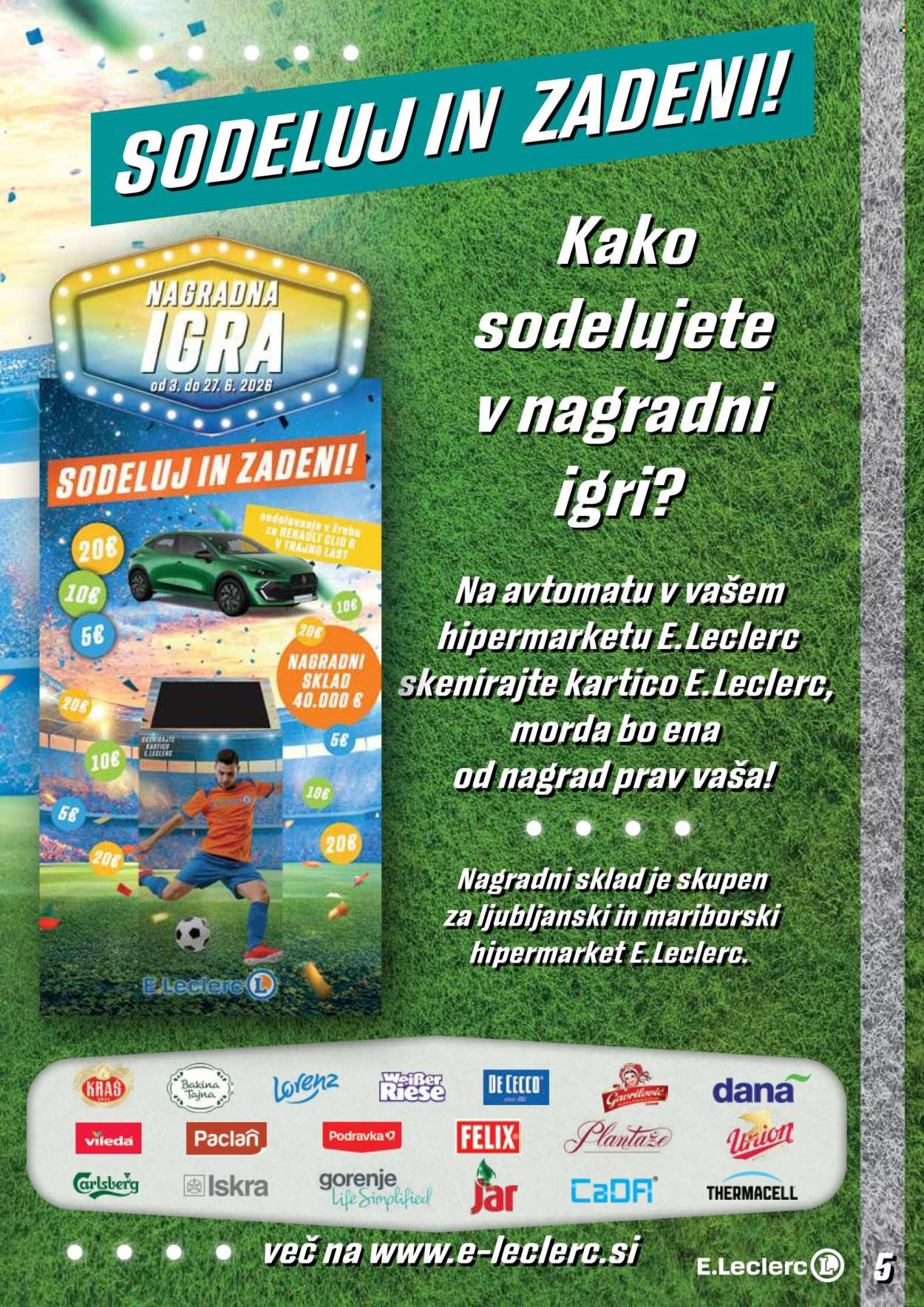E.Leclerc katalog - 17.06.2026 - 27.06.2026. Stran 5