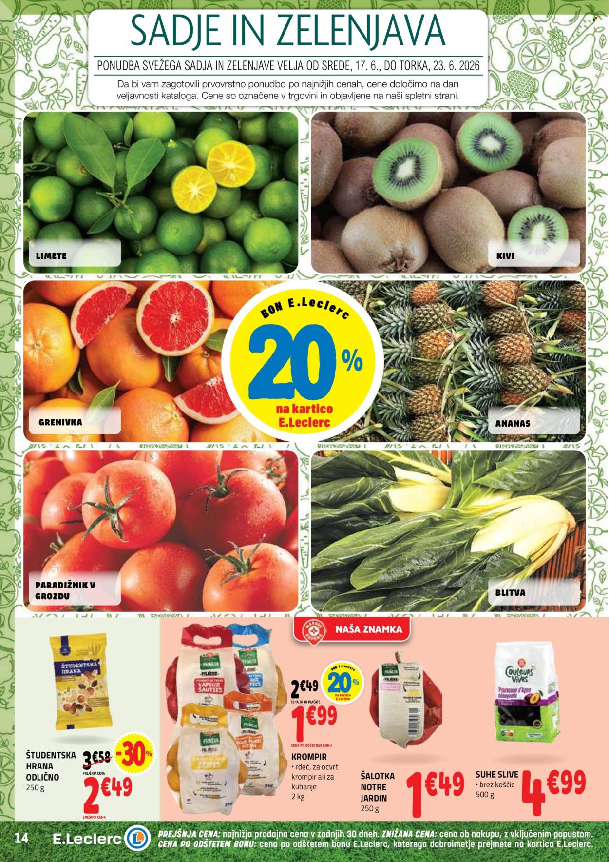 E.Leclerc katalog - 17.06.2026 - 27.06.2026. Stran 14