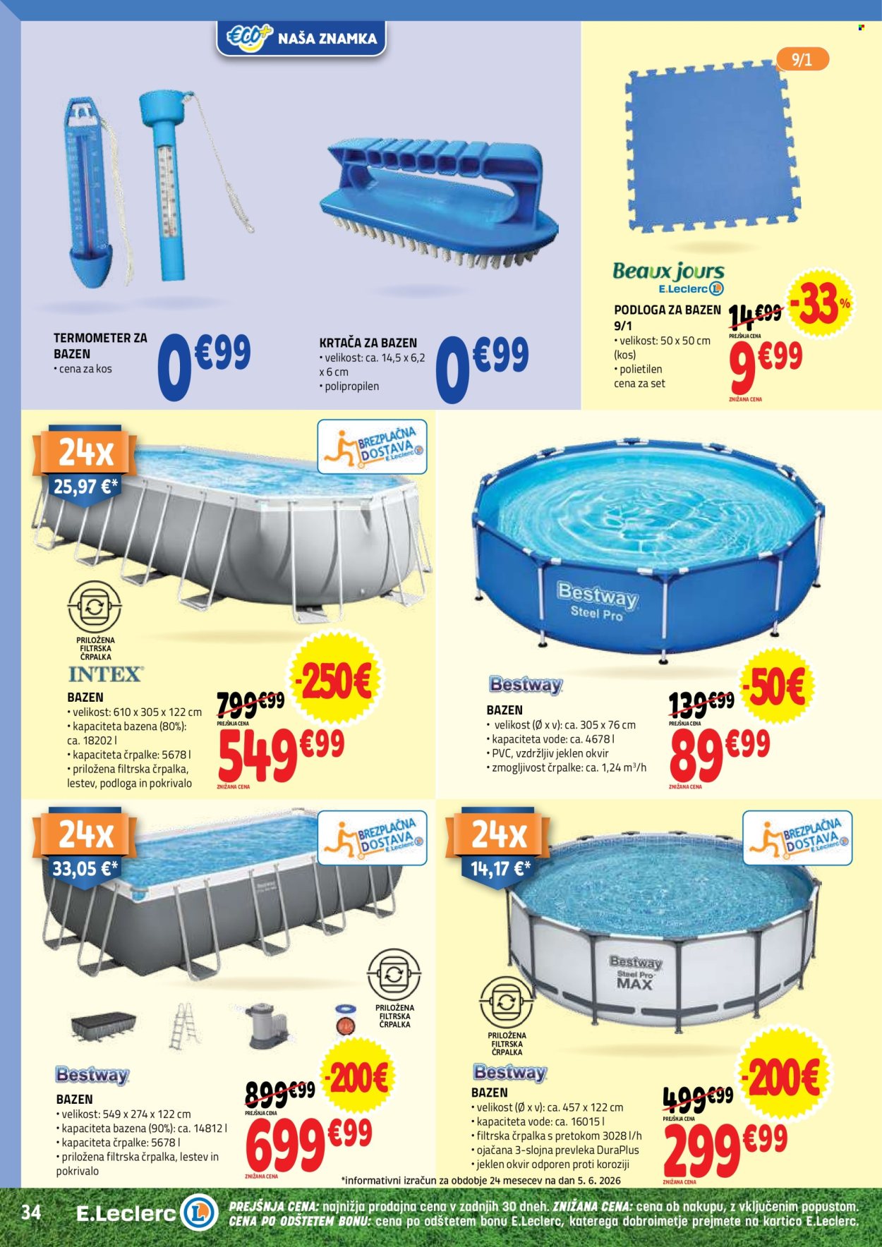 E.Leclerc katalog - 17.06.2026 - 27.06.2026. Stran 34