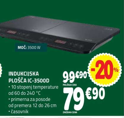 INDUKCIJSKA PLOŠČA IC-3500D