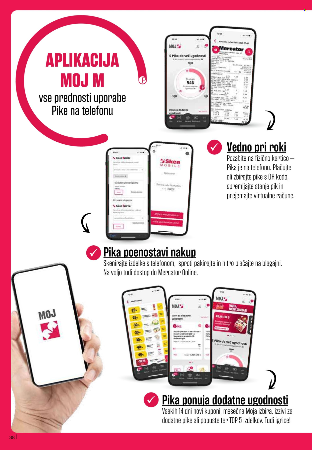 Mercator katalog - 18.06.2026 - 24.06.2026. Stran 38