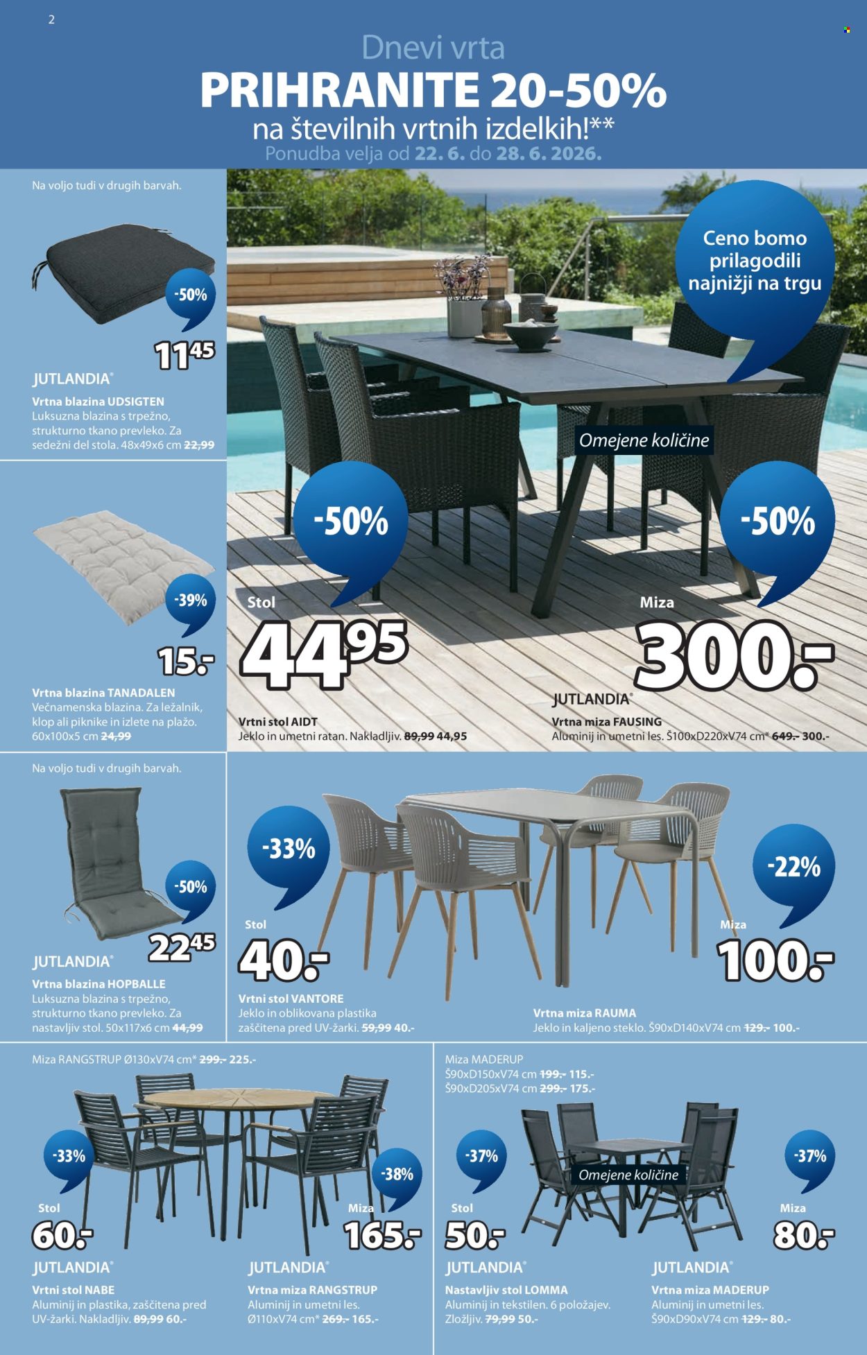JYSK katalog - 22.06.2026 - 28.07.2026. Stran 3