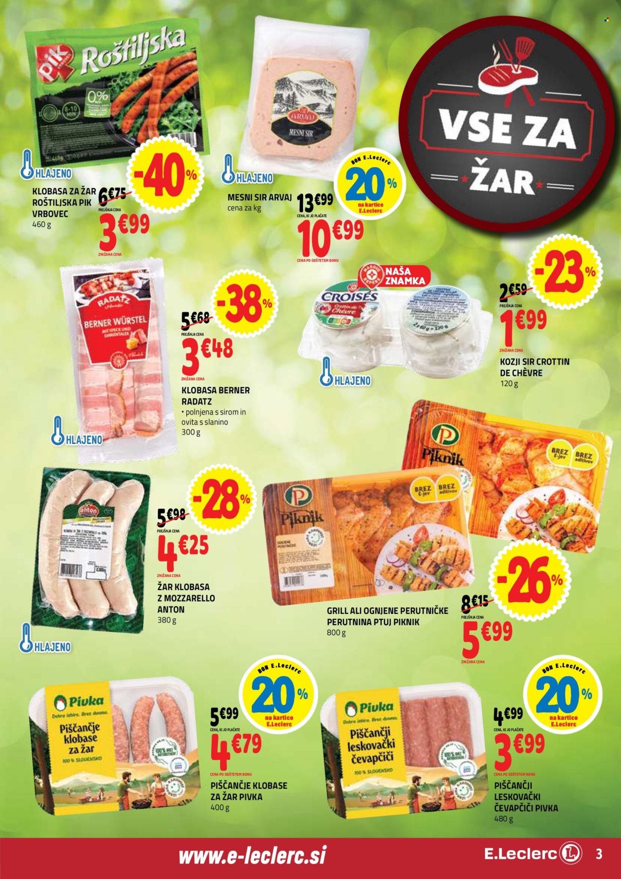 E.Leclerc katalog - 24.06.2026 - 04.07.2026. Stran 3