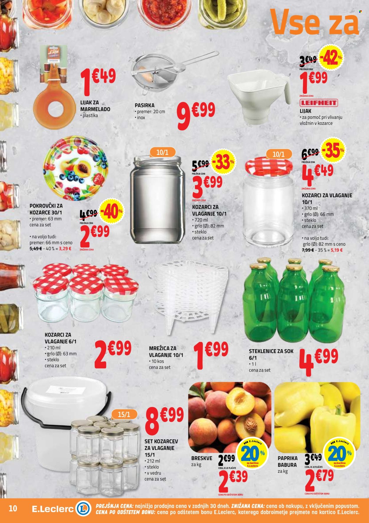 E.Leclerc katalog - 24.06.2026 - 04.07.2026. Stran 10