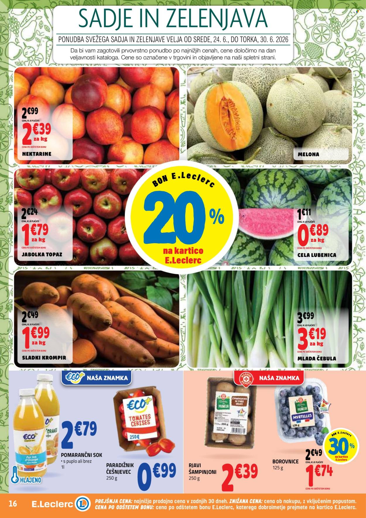 E.Leclerc katalog - 24.06.2026 - 04.07.2026. Stran 16