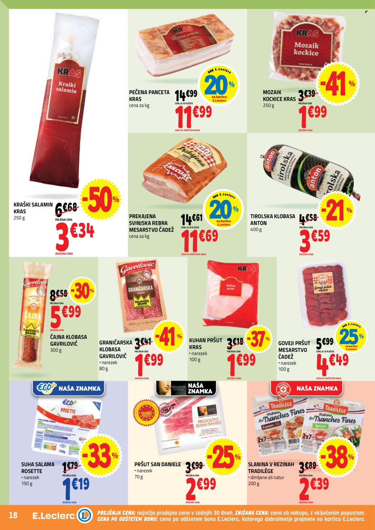 E.Leclerc katalog - 24.06.2026 - 04.07.2026. Stran 18