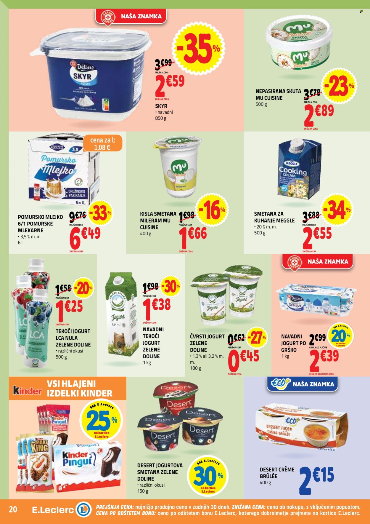 E.Leclerc katalog - 24.06.2026 - 04.07.2026. Stran 20