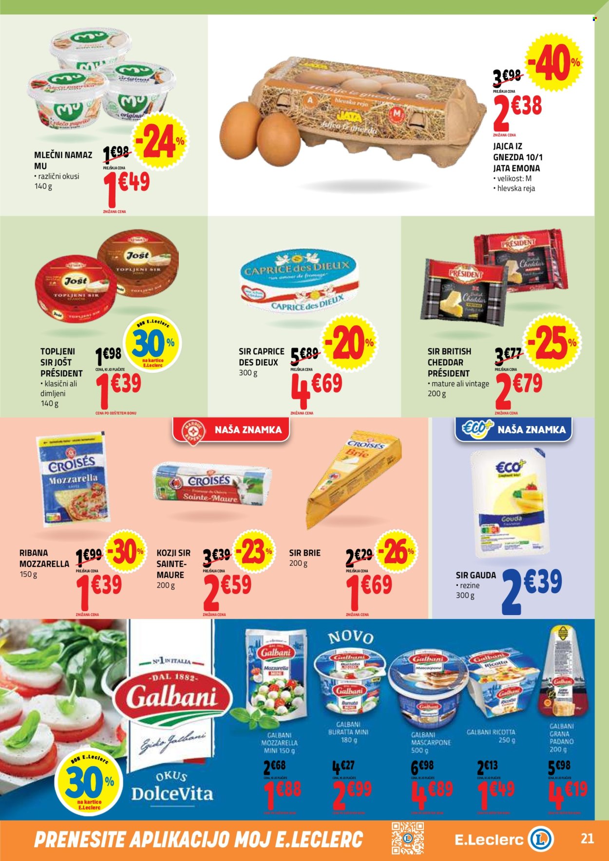 E.Leclerc katalog - 24.06.2026 - 04.07.2026. Stran 21