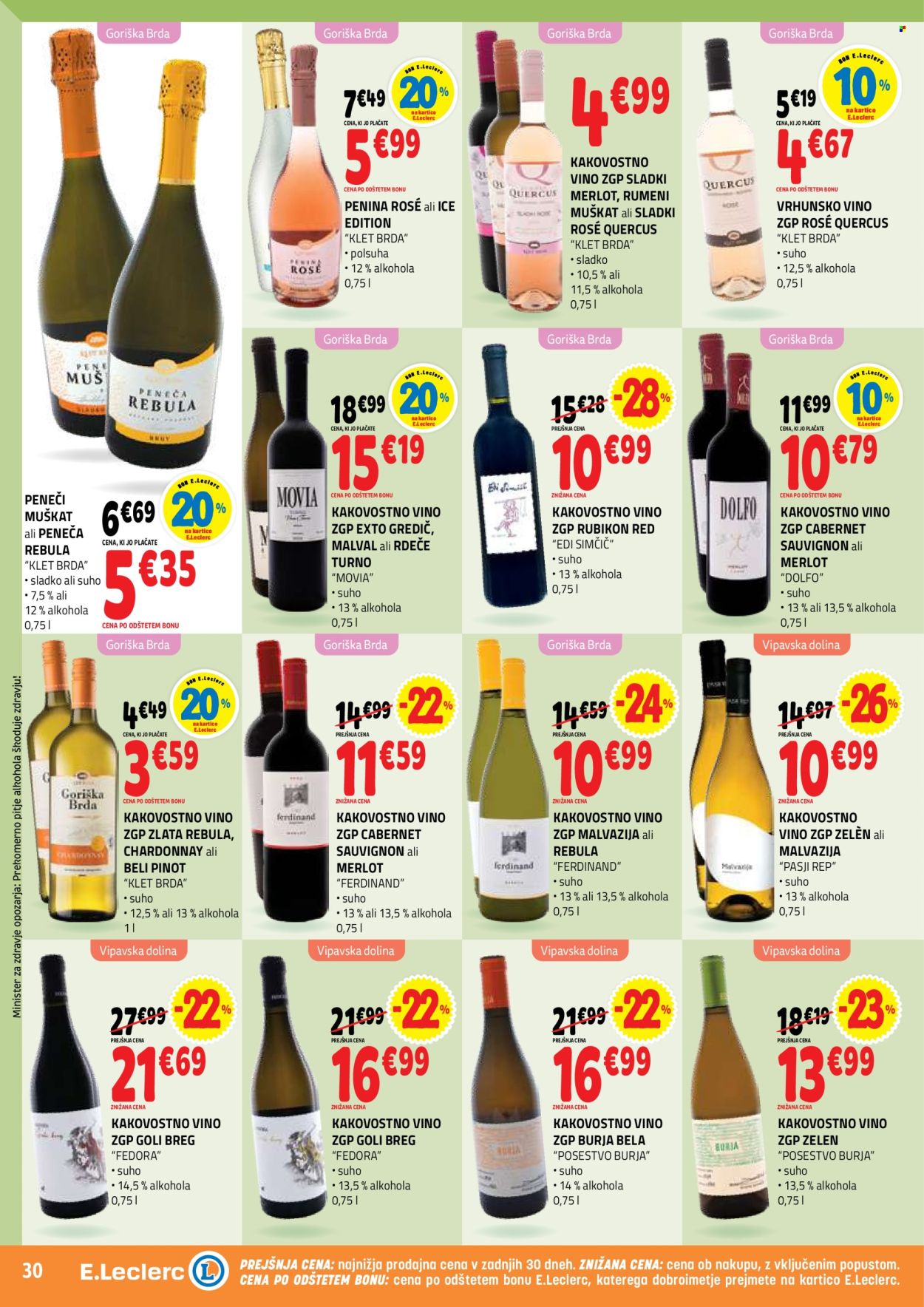 E.Leclerc katalog - 24.06.2026 - 04.07.2026. Stran 30