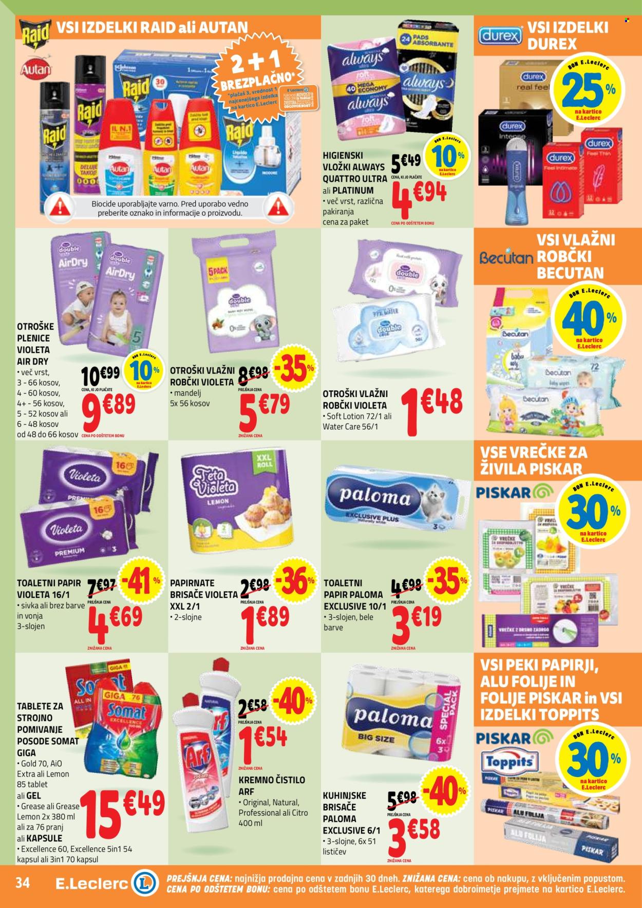 E.Leclerc katalog - 24.06.2026 - 04.07.2026. Stran 34