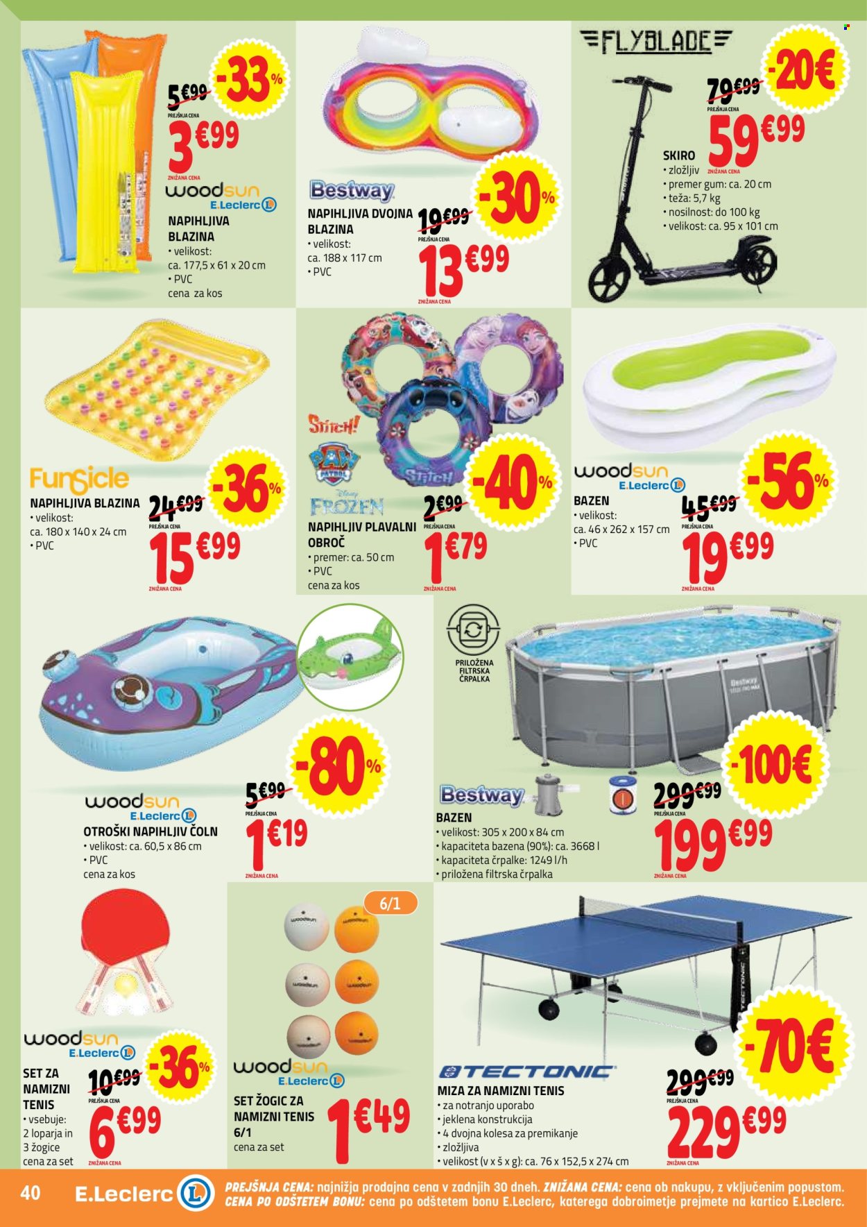 E.Leclerc katalog - 24.06.2026 - 04.07.2026. Stran 40