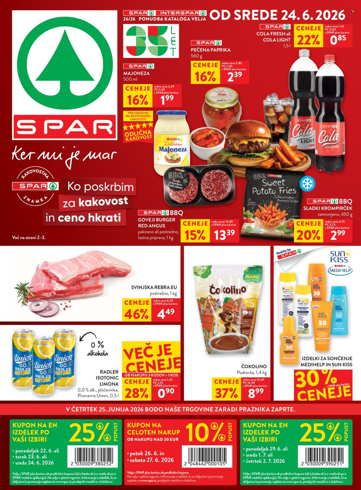 SPAR katalog - 24.06.2026 - 07.07.2026. Stran 1