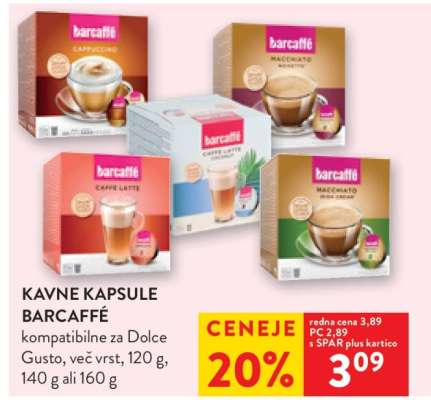Kavne kapsule Barcaffe