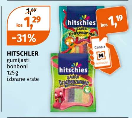 HITSCHLER gumijasti bonboni