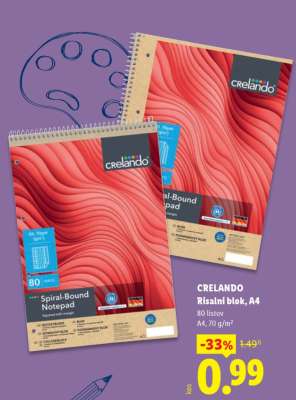 CRELANDO Risalni blok A4