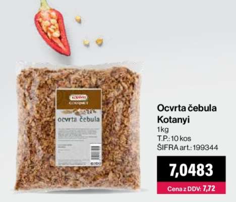 Ocvrta čebula Kotányi
