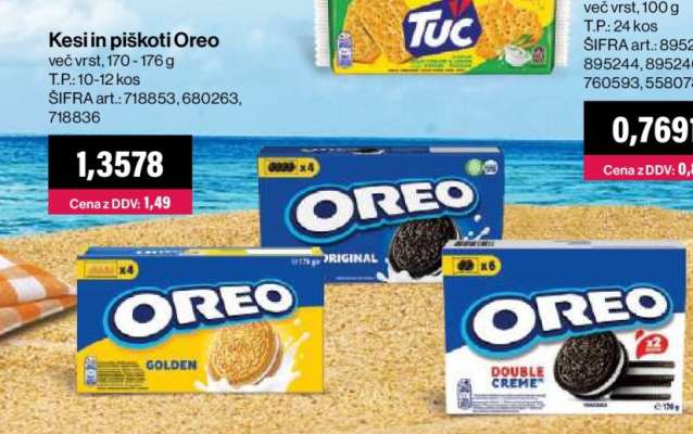 Keksi in piškoti Oreo