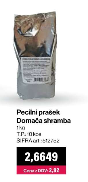 Pecilni prašek Domača shramba