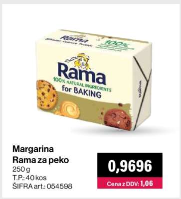 MARGARINA RAMA ZA PEKO