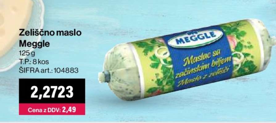 ZELIŠČNO MASLO MEGGLE