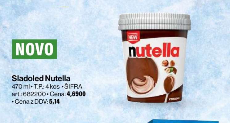 SLADOLED NUTELLA