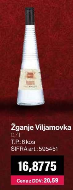 Žganje Viljamovka