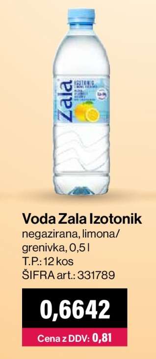 Voda Zala Izotonik