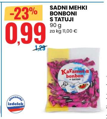 SADNI MEHKI BONBONI S TATUJI
