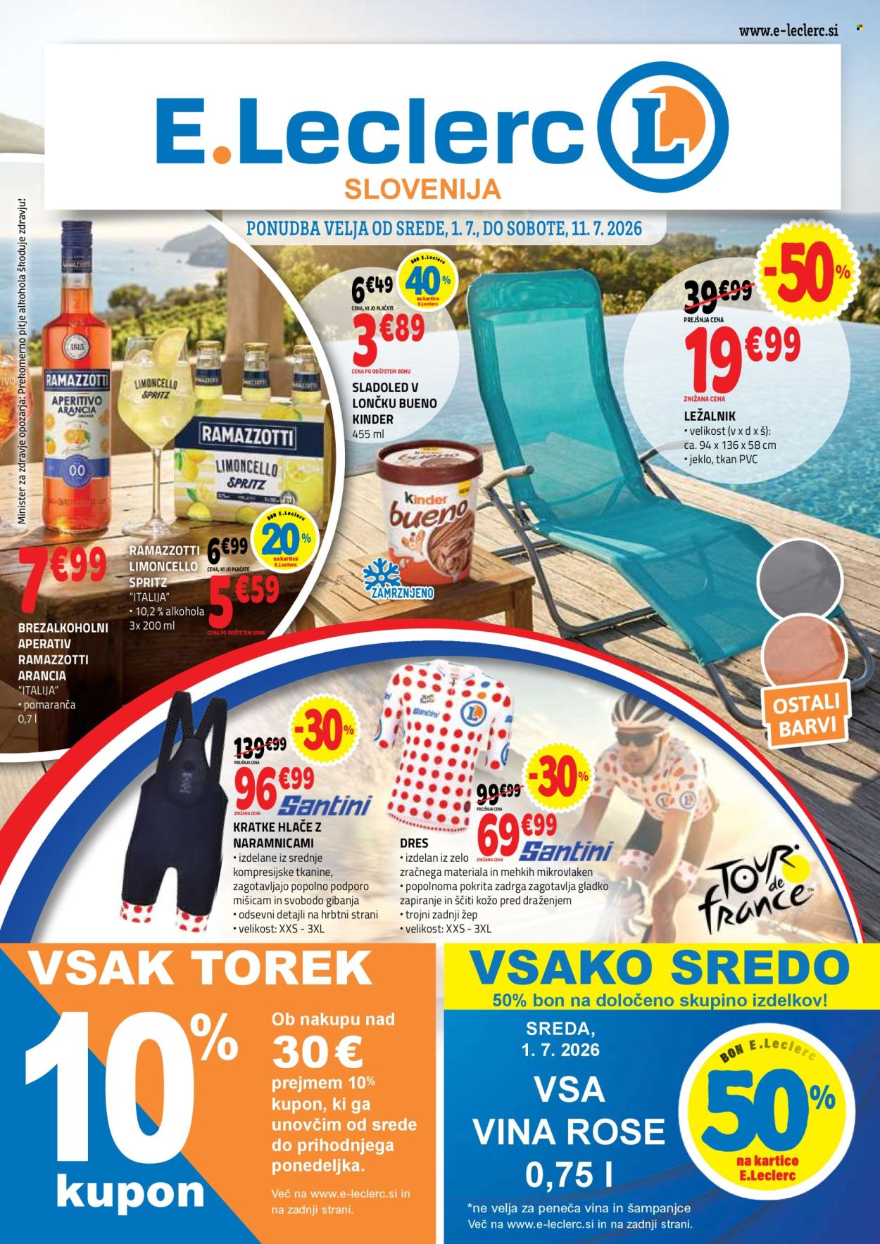 E.Leclerc katalog - 01.07.2026 - 11.07.2026. Stran 1