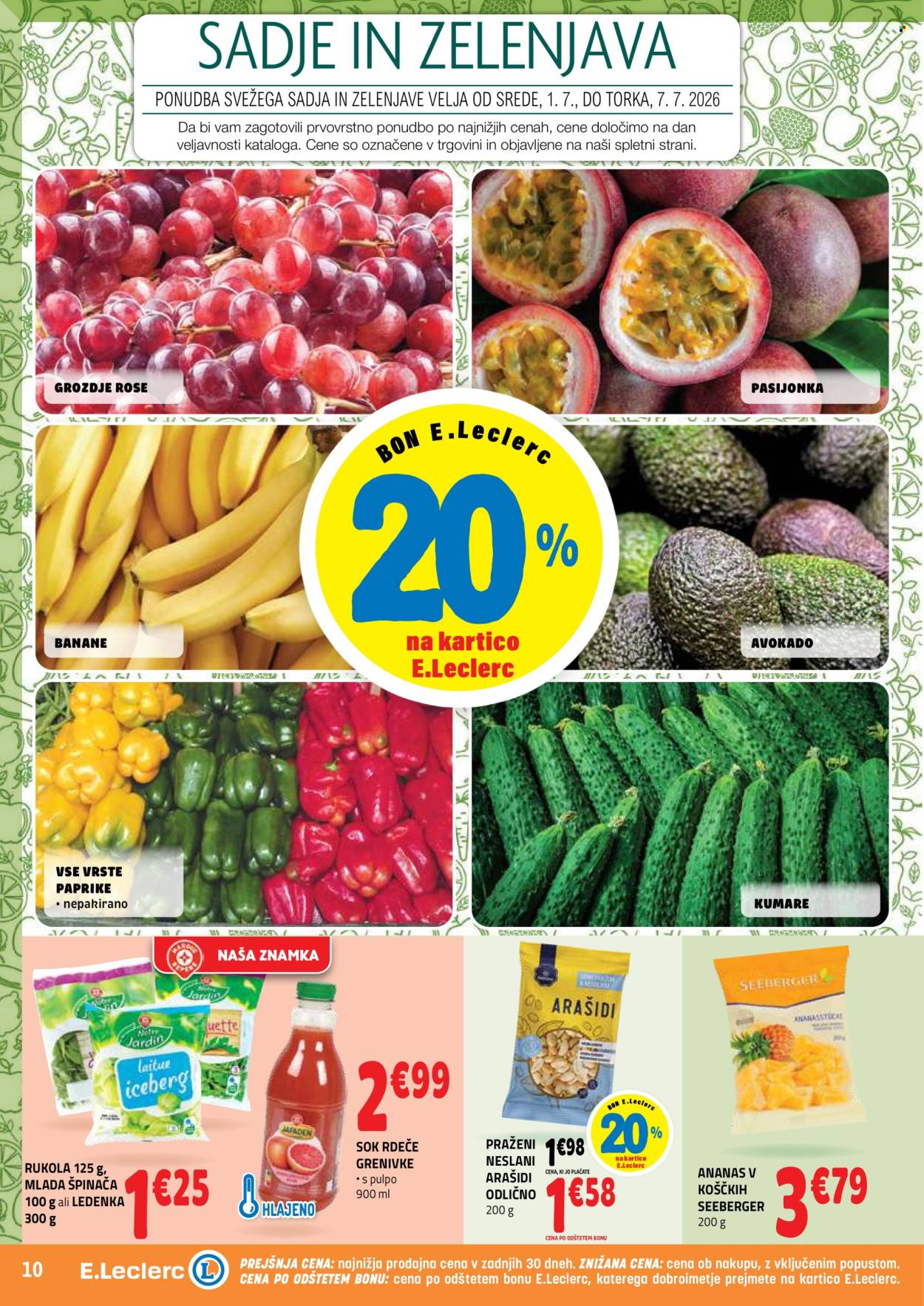 E.Leclerc katalog - 01.07.2026 - 11.07.2026. Stran 10