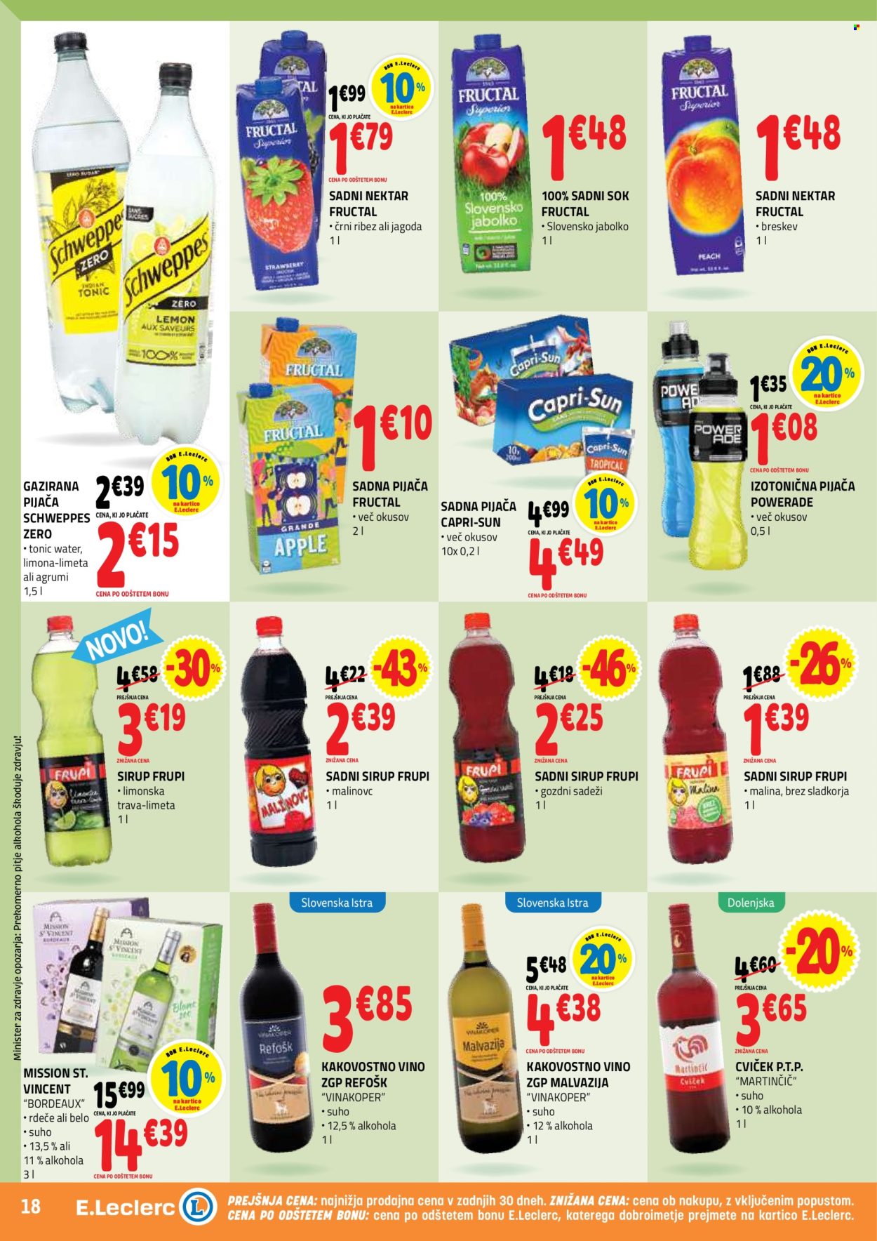 E.Leclerc katalog - 01.07.2026 - 11.07.2026. Stran 18