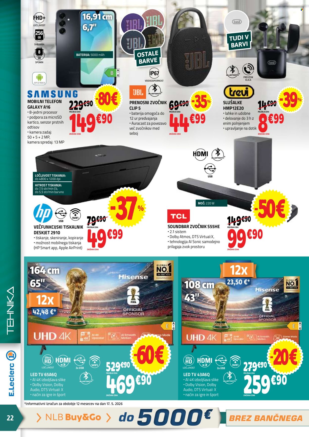 E.Leclerc katalog - 01.07.2026 - 11.07.2026. Stran 22