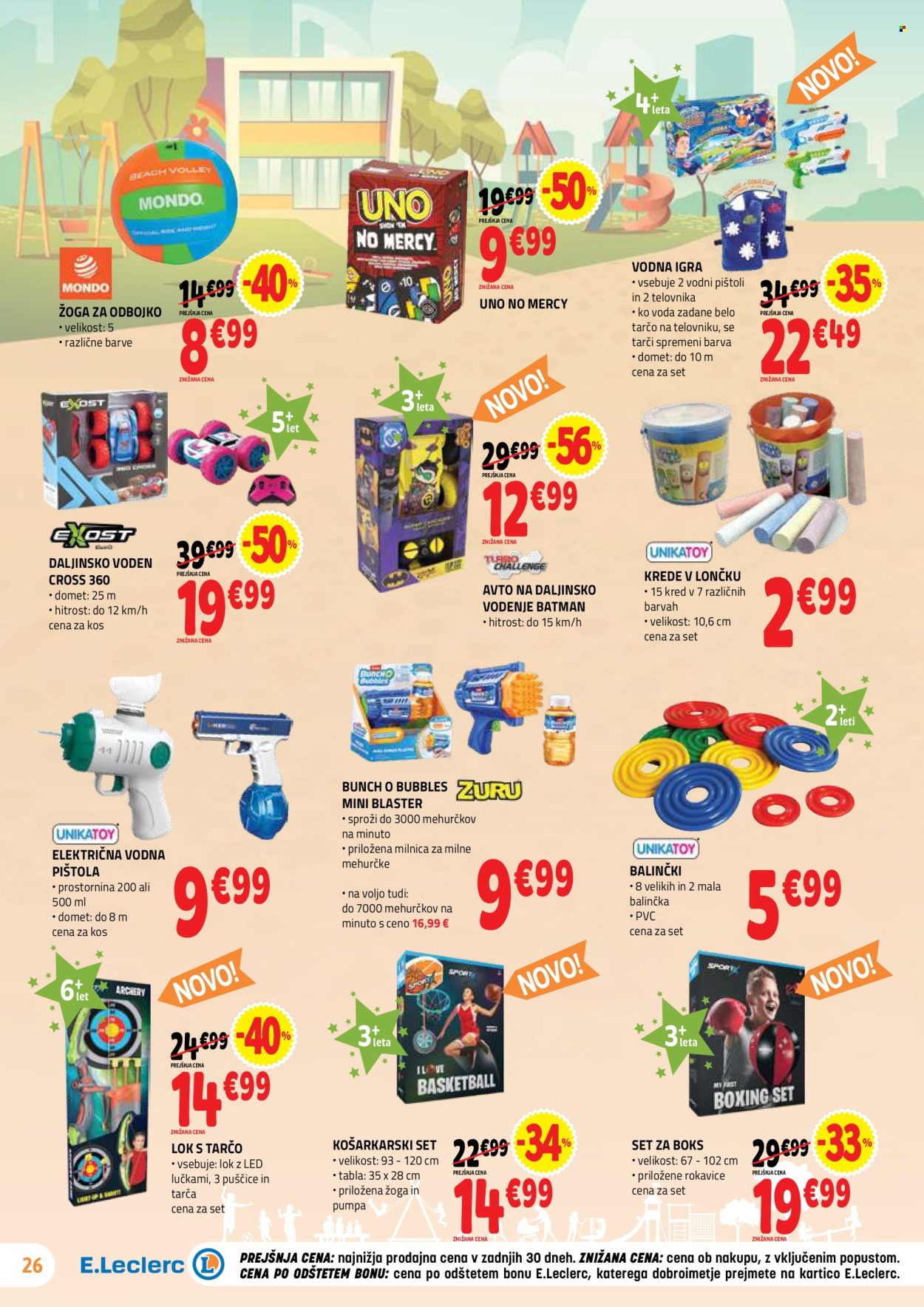 E.Leclerc katalog - 01.07.2026 - 11.07.2026. Stran 26