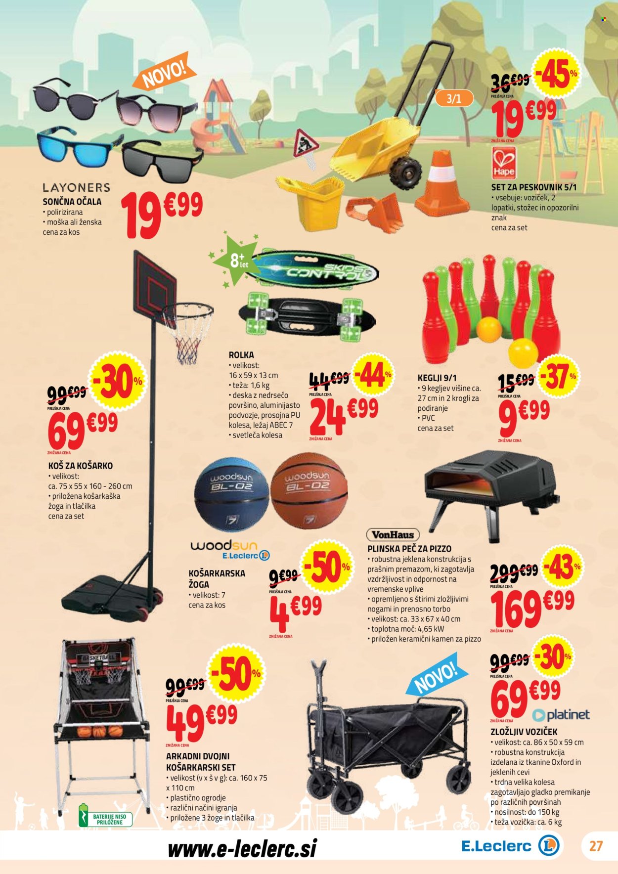 E.Leclerc katalog - 01.07.2026 - 11.07.2026. Stran 27