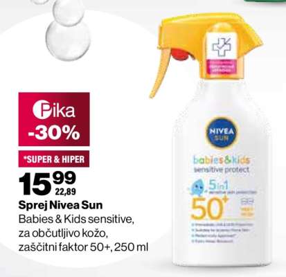 Sprej Nivea Sun