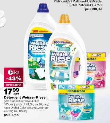 Detergent Weisser Riese