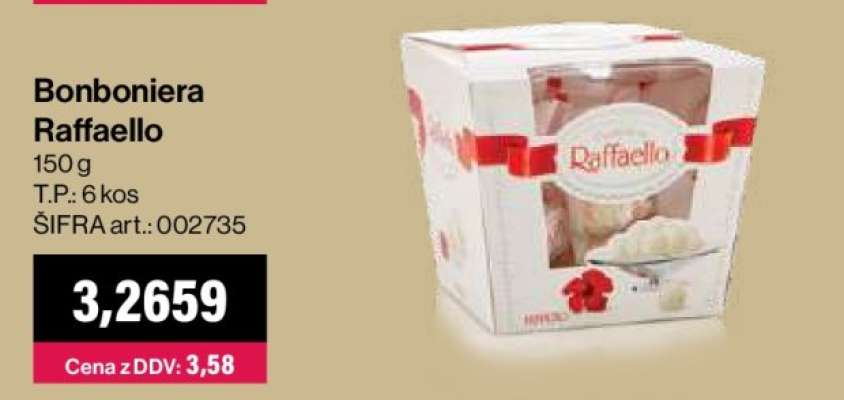 Bonboniera Raffaello