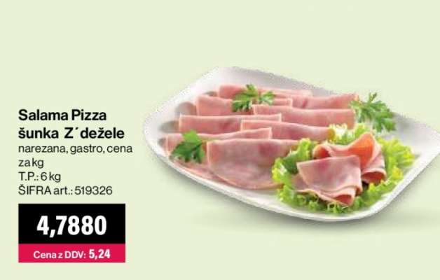 Salama Pizza šunka Z´dežele