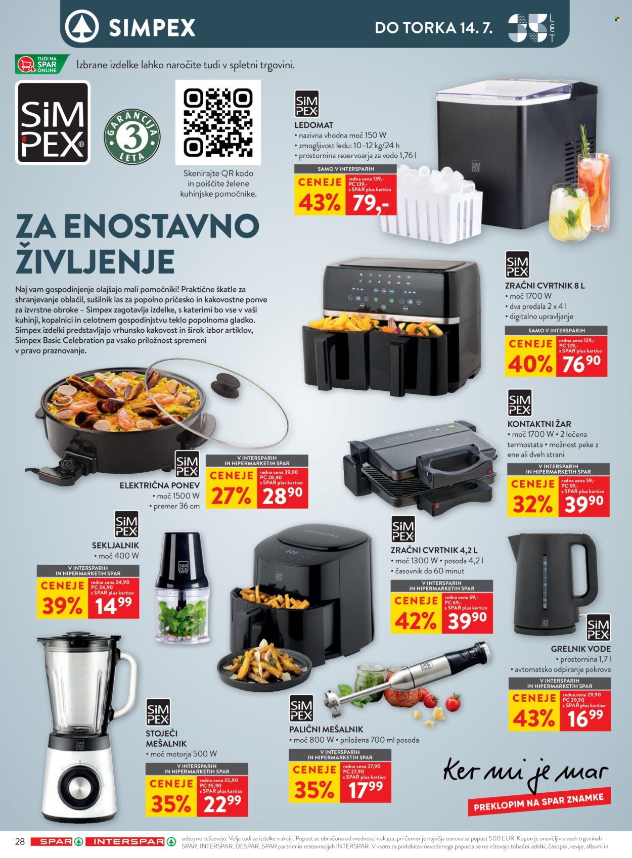 SPAR katalog - 01.07.2026 - 14.07.2026. Stran 38