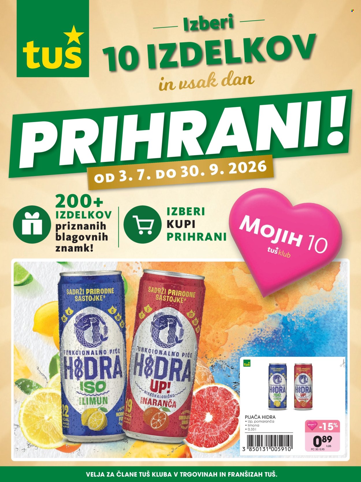 Tuš katalog - 03.07.2026 - 30.09.2026. Stran 1